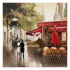 Kirkland's Home Canvas Art-Paris In The Rain Giclee Canvas Art Print