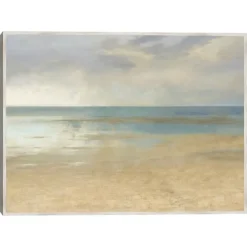 Kirkland's Home Canvas Art-Pastel Seascape Framed Canvas Art Print