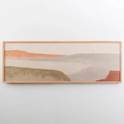 Kirkland's Home Canvas Art-Pastel Views Framed Canvas Art Print