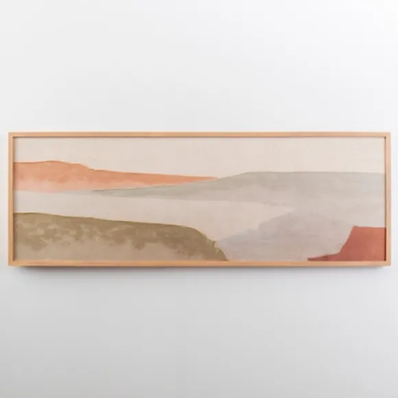 Kirkland's Home Canvas Art-Pastel Views Framed Canvas Art Print