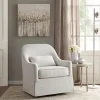 Kirkland's Home Accent Chairs-Patterned Upholstered Swivel Glider Chair