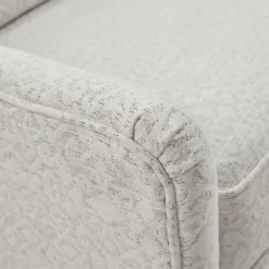 Kirkland's Home Accent Chairs-Patterned Upholstered Swivel Glider Chair