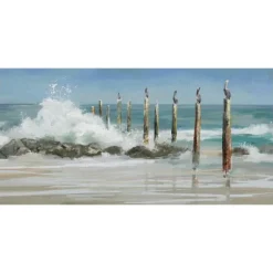 Kirkland's Home Canvas Art-Perched By The Sea Canvas Art Print