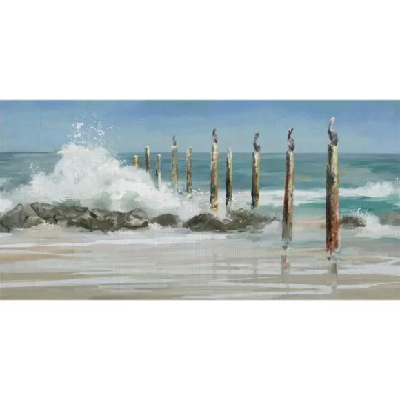 Kirkland's Home Canvas Art-Perched By The Sea Canvas Art Print