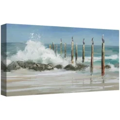 Kirkland's Home Canvas Art-Perched By The Sea Canvas Art Print