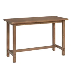 Kirkland's Home Office Furniture-Pine Distressed Wooden Desk