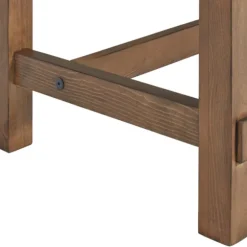 Kirkland's Home Office Furniture-Pine Distressed Wooden Desk