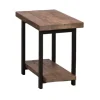 Kirkland's Home Accent & End Tables-Pine Wood And Metal Accent Table