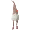 Kirkland's Home Statues & Figurines-Pink And White Plaid Gnome Shelf Sitter