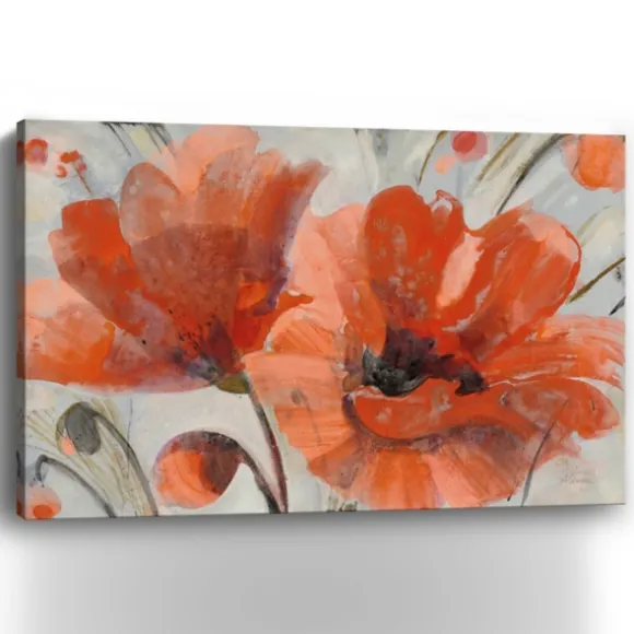 Kirkland's Home Canvas Art-Popping Poppies Canvas Art Print, 48X32 In.
