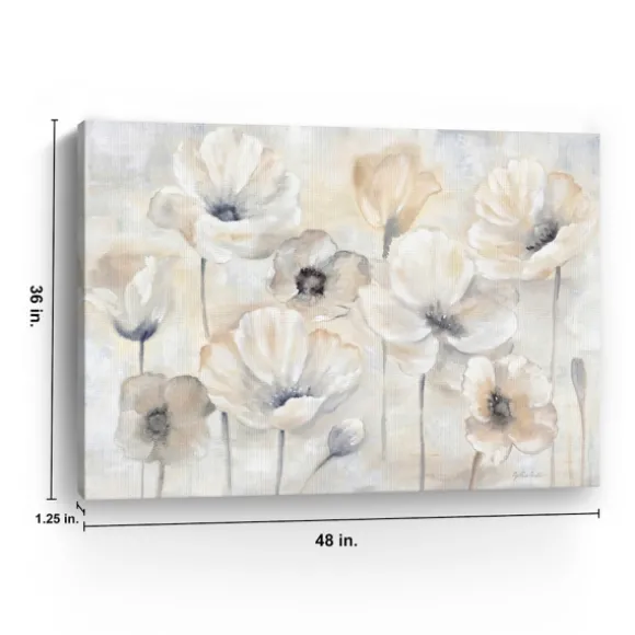 Kirkland's Home Canvas Art-Poppy Garden Landscape Giclee Canvas Art Print