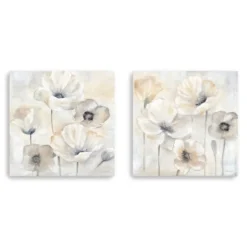 Kirkland's Home Canvas Art-Poppy Garden 2-Pc. Canvas Art Set, 30X30 In.
