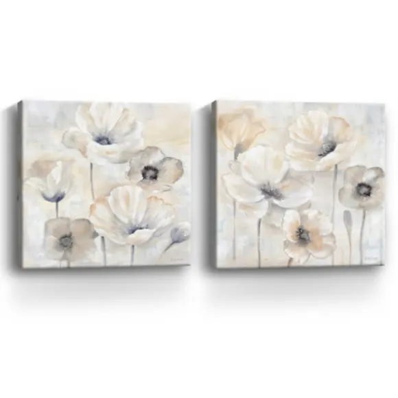 Kirkland's Home Canvas Art-Poppy Garden 2-Pc. Canvas Art Set, 30X30 In.