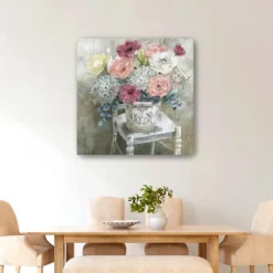 Kirkland's Home Canvas Art-Quaint Bouquet Giclee Canvas Art Print, 40X40 In.