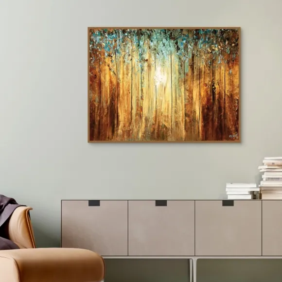 Kirkland's Home Canvas Art-Ray Of Light Framed Canvas Art Print