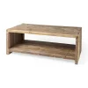 Kirkland's Home Coffee Tables-Reclaimed Natural Wood Distressed Coffee Table