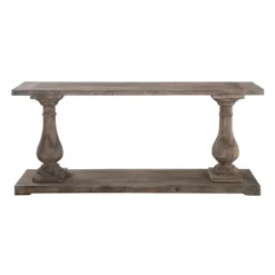 Kirkland's Home Console Tables-Reclaimed Pine Caroline Console Table