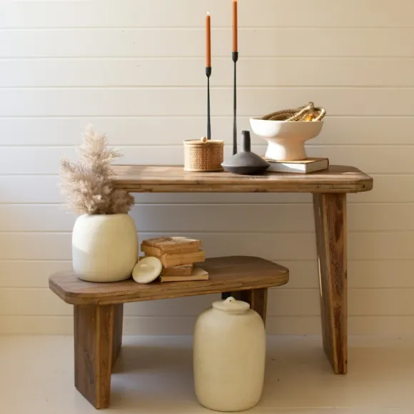 Kirkland's Home Benches & Ottomans-Recycled Wood Bench