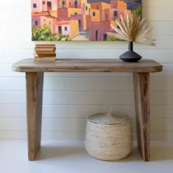 Kirkland's Home Console Tables-Recycled Wood Console Table