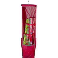 Kirkland's Home Wall Storage-Red Storage Bag Christmas Hanging Organizer