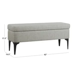 Kirkland's Home Benches & Ottomans-Ricardo Woven Storage Bench