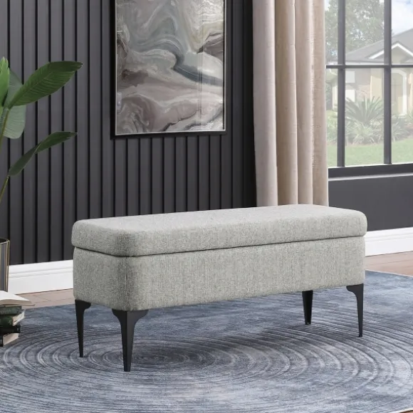 Kirkland's Home Benches & Ottomans-Ricardo Woven Storage Bench