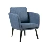 Kirkland's Home Accent Chairs-Rich Back Pillow Accent Chair