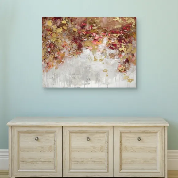 Kirkland's Home Canvas Art-Robbins Charmed Gold Canvas Art Print