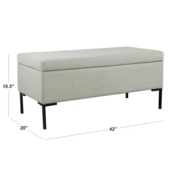 Kirkland's Home Benches & Ottomans-Ronaldo Woven Storage Bench