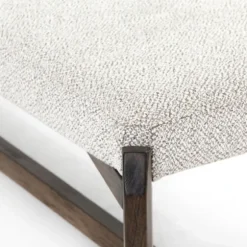 Kirkland's Home Benches & Ottomans-Roscoe Brunswick Pebble Upholstered Bench