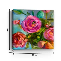 Kirkland's Home Canvas Art-Roses Still Life Iii Canvas Art Print