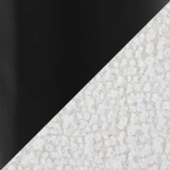 Kirkland's Home Benches & Ottomans-Round Cream Upholstered Metal Base Ottoman