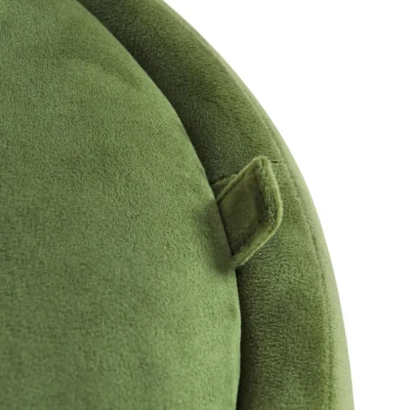 Kirkland's Home Benches & Ottomans-Round Velvet Storage Ottoman