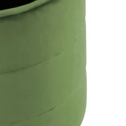 Kirkland's Home Benches & Ottomans-Round Velvet Storage Ottoman