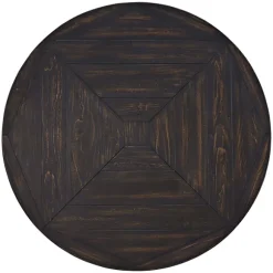 Kirkland's Home Coffee Tables-Round Wood Flared Base Coffee Table