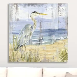 Kirkland's Home Canvas Art-Rustic Birds Of The Coast I Canvas Art Print