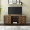 Kirkland's Home Tv Stands & Media Consoles-Rustic Oak Barn Doors Tv Stand