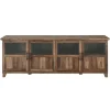 Kirkland's Home Tv Stands & Media Consoles-Rustic Oak Four Door Tv Stand