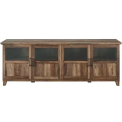 Kirkland's Home Tv Stands & Media Consoles-Rustic Oak Four Door Tv Stand
