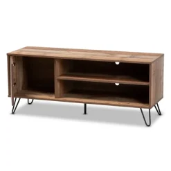 Kirkland's Home Tv Stands & Media Consoles-Rustic Oak Wood Tv Stand