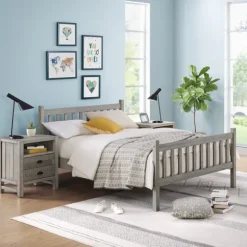 Kirkland's Home Beds & Headboards-Rustic Pine Spindle 3-Pc. Full Bedroom Set