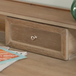 Kirkland's Home Office Furniture-Rustic Wooden Folding Desk