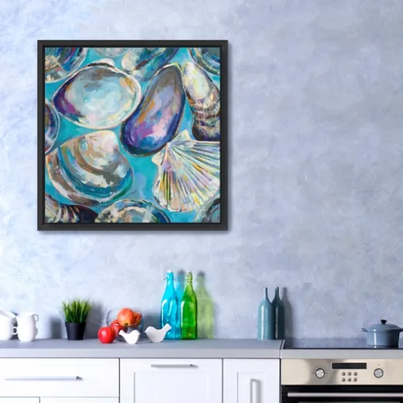 Kirkland's Home Framed Art-Salt Water Finds Framed Canvas Art Print