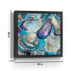 Kirkland's Home Framed Art-Salt Water Finds Framed Canvas Art Print