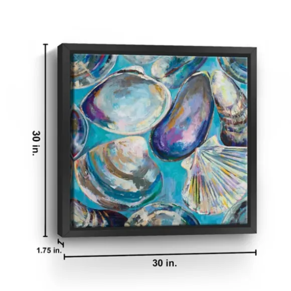 Kirkland's Home Framed Art-Salt Water Finds Framed Canvas Art Print