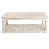Kirkland's Home Coffee Tables-Savannah Cream Distressed Coffee Table