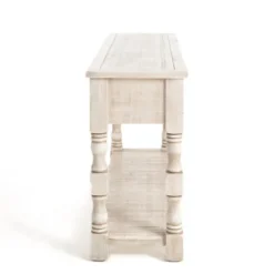 Kirkland's Home Console Tables-Savannah Cream Distressed Console Table