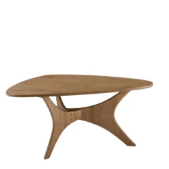Kirkland's Home Coffee Tables-Savannah Wooden Triangle Coffee Table