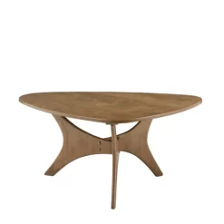 Kirkland's Home Coffee Tables-Savannah Wooden Triangle Coffee Table
