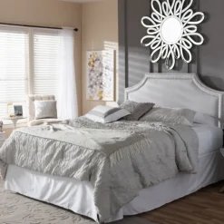 Kirkland's Home Beds & Headboards-Scalloped Corner Queen Headboard